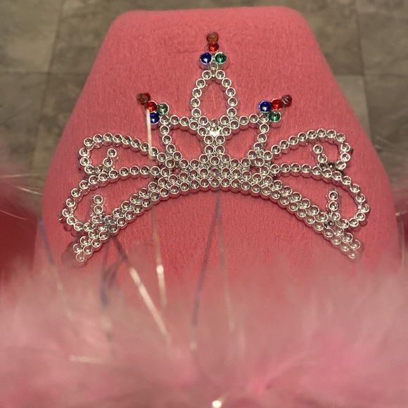 Light up Bright Pink Preppy Cowgirl Hat - Picture 3 of 3